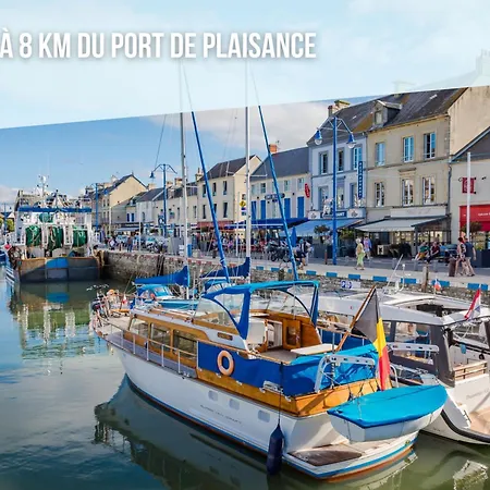 La Cle Des Champs Maison Plain Pied Lumineuse Bien Equipee, Sejour Spacieux, Belle Terrasse Amenagee, Garage, Grand Jardin Clos, Parking, Pres De Bayeux Et Omaha Beach, Chiens Bienvenus Semesterbostad *