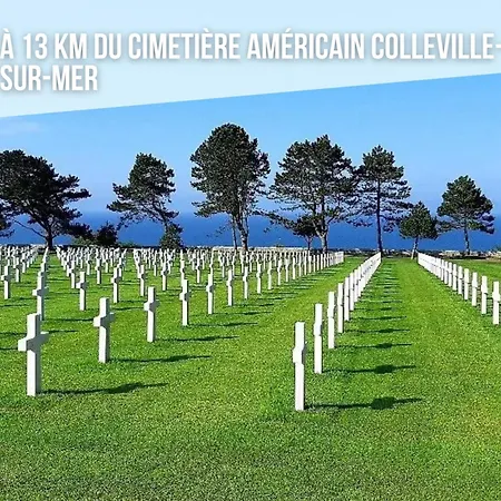 La Cle Des Champs Maison Plain Pied Spacieuse Lumineuse Bien Equipee, 3 Spacieuse, Belle Terrasse Amenagee, Garage, Grand Jardin Clos, Parking, Pres De Bayeux Et Omaha Beach, Chiens Bienvenus Holiday home