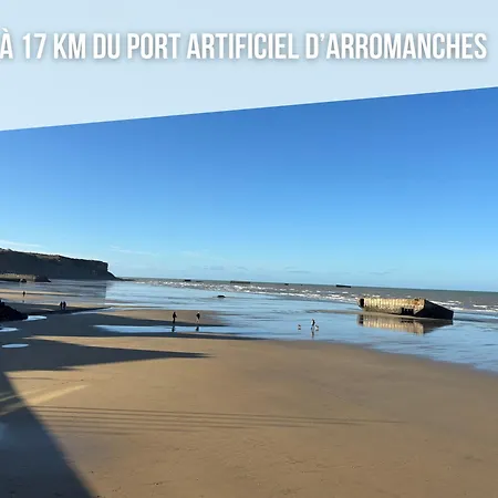 La Cle Des Champs Maison Plain Pied Lumineuse Bien Equipee, Sejour Spacieux, Belle Terrasse Amenagee, Garage, Grand Jardin Clos, Parking, Pres De Bayeux Et Omaha Beach, Chiens Bienvenus Tour-en-Bessin