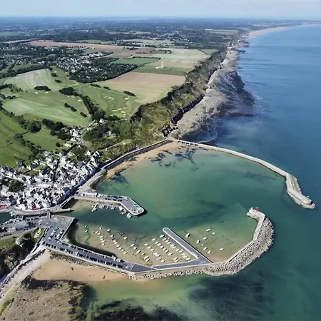La Cle Des Champs Maison Plain Pied Lumineuse Bien Equipee, Sejour Spacieux, Belle Terrasse Amenagee, Garage, Grand Jardin Clos, Parking, Pres De Bayeux Et Omaha Beach, Chiens Bienvenus Tour-en-Bessin