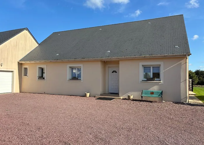 La Cle Des Champs Maison Plain Pied Lumineuse Bien Equipee, Sejour Spacieux, Belle Terrasse Amenagee, Garage, Grand Jardin Clos, Parking, Pres De Bayeux Et Omaha Beach, Chiens Bienvenus Σπίτι διακοπών