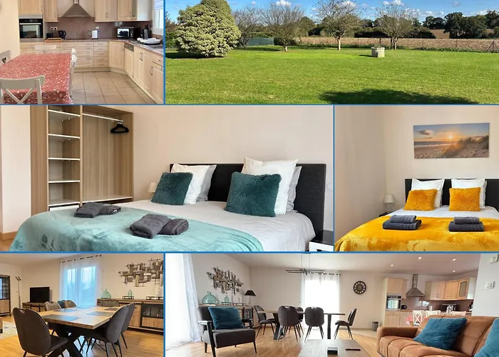 La Cle Des Champs Maison Plain Pied Lumineuse Bien Equipee, Sejour Spacieux, Belle Terrasse Amenagee, Garage, Grand Jardin Clos, Parking, Pres De Bayeux Et Omaha Beach, Chiens Bienvenus Σπίτι διακοπών